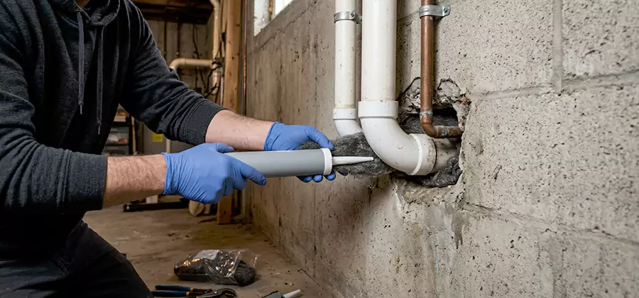Mouse Proofing Pipes in Union